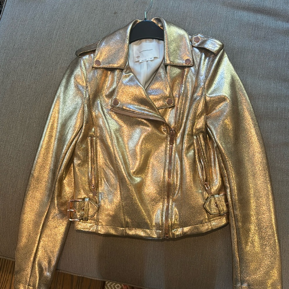 Bronze moto jacket